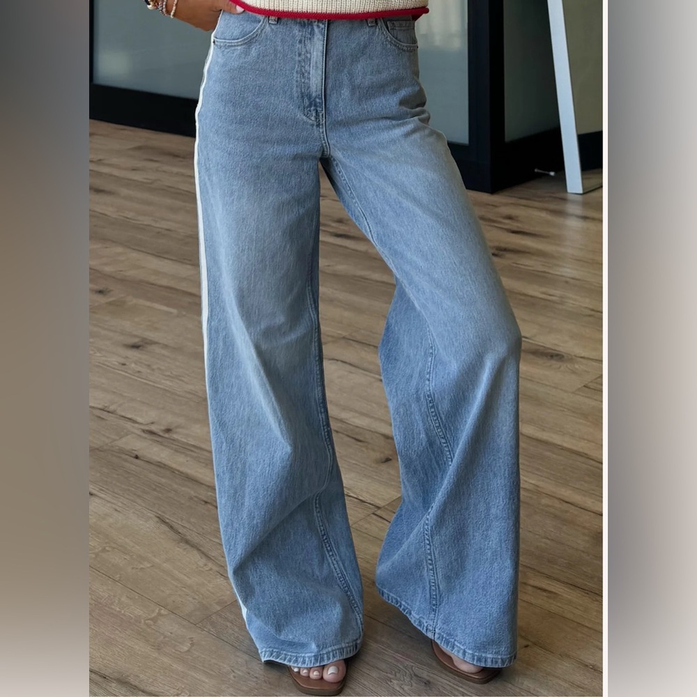 High Rise Wide Leg Women's Jeans